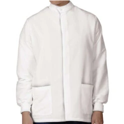 Fashion Seal Protective Short Coat - Snap Closure At Neck - Texture Shield® - Poly/Cotton Back