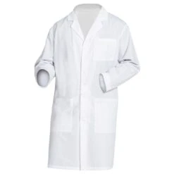 Fashion Seal Unisex Poplin 41" 80/20 Lab Coat - 3 Pocket / Side Pocket Slits