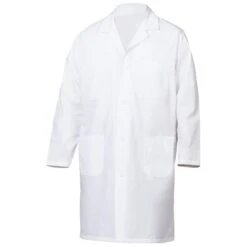 Fashion Seal Men's Poplin 39" 80/20 Lab Coat - 3 Pocket / Side Pocket Slits / 4 Button