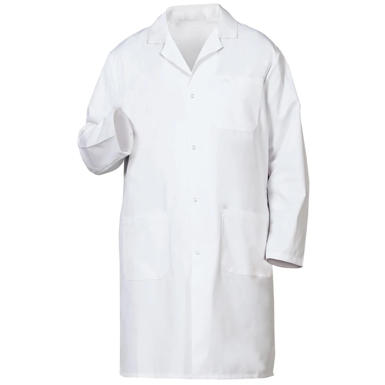 Fashion Seal Men's Heavyweight Sanforized Cotton Twill 41" Lab Coat - 3-Pocket / Knot Buttons / 2-Pc Back Belt 1 Fashion Seal Men's Heavyweight Sanforized Cotton Twill 41" Lab Coat - 3-Pocket / Knot Buttons / 2-Pc Back Belt