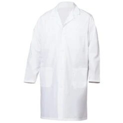 Fashion Seal Men's Poplin 39" Lab Coat - 3 Pocket / No Side Pocket Slits / 5 Button / Fashion Fab Poplin