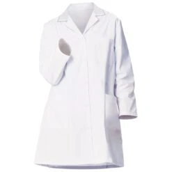 Fashion Seal Ladies' Poplin 35" Lab Coat - 3 Pocket / Half-Back Belt