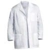 Fashion Seal Men's Fine Line Twill 34" Lab Coat - 3 Pocket With Piping