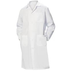 Fashion Seal Men's Heavyweight Twill 45" Lab Coat - 3 Pocket / Side Pocket Slits