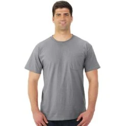 Jerzees Dri-Power Active 50/50 T-Shirt With Pocket