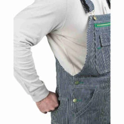 Liberty Hickory Stripe Bib Overall -Portwest Shop LBYB780@2