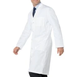 Landau Men's Traditional Lab Coat - 65% Poly/35% Combed Cotton Twill -Portwest Shop LD3140T@1