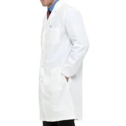 CLEARANCE Landau Men's Lab Coat - 65% Poly/35% Combed Cotton Antimicrobial -Portwest Shop LD3145A@1