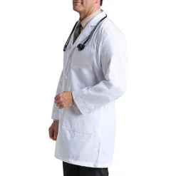 Landau Men's Lab Coat - 65% Poly/35% Combed Cotton Staff Length -Portwest Shop LD3148@1