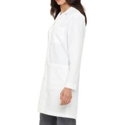 Landau Women's Lab Coat - 4 Button Belt Style -Portwest Shop LD3155@1