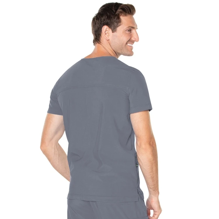 Landau Men's ProFlex V-Neck 4 Pocket Top 3 Landau Men's ProFlex V-Neck 4 Pocket Top - Image 3
