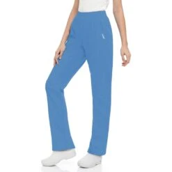 Landau Women's Classic Fit Poplin Tapered Leg Pant