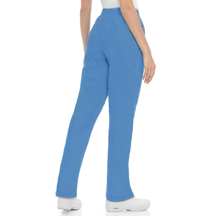 Landau Women's Classic Fit Poplin Tapered Leg Pant 3 Landau Women's Classic Fit Poplin Tapered Leg Pant - Image 3