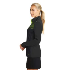CLEARANCE Nike Ladies' Therma-FIT Hypervis 1/2-Zip Cover-Up -Portwest Shop NK779804@3