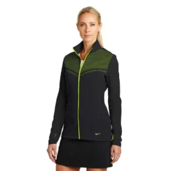 CLEARANCE Nike Ladies' Therma-FIT Hypervis 1/2-Zip Cover-Up -Portwest Shop NK779804@4