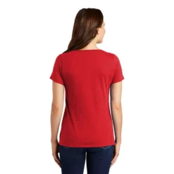Nike Ladies' Dri-FIT Cotton/Poly Scoop Neck Tee -Portwest Shop NKBQ5234@2