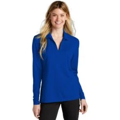 Nike Ladies Dri-FIT Micro Pique 2.0 Long Sleeve Polo