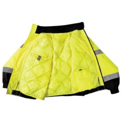 OccuNomix 2-IN-1 Black Bottom Quilted Bomber Jacket - Class 3 -Portwest Shop OCLUX350JB@2