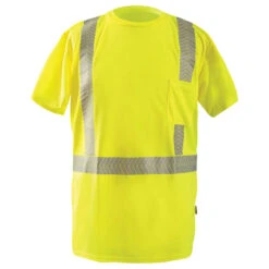 OccuNomix 3.8 Oz. Short Sleeve OCX Patented Segmented Tape T-Shirt With Pocket - Class 2