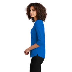 OGIO® Ladies' 3/4 Sleeve Jewel Henley -Portwest Shop OGLOG104@2