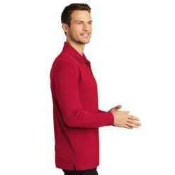 Port Authority® Long Sleeve Dry Zone® UV Micro-Mesh Polo -Portwest Shop PAK110LS@2