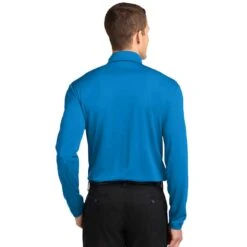 Port Authority® Silk Touch™ Performance Long Sleeve Polo -Portwest Shop PAK540LS@3
