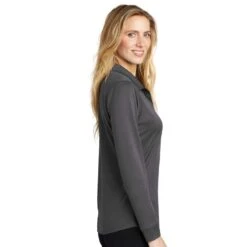 Port Authority® Ladies' Silk Touch™ Performance Long Sleeve Polo -Portwest Shop PAL540LS@2