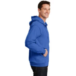 Port & Company® Essential Fleece Full-Zip Hooded Sweatshirt Sweatshirt -Portwest Shop PCPC90ZH@3