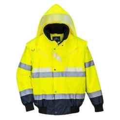 Portwest Glowtex 3 In 1 Bomber Jacket