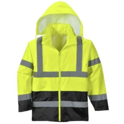 Portwest Hi-Vis Classic Contrast Rain Jacket