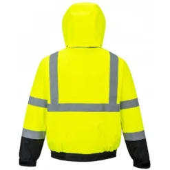 Portwest Hi-Vis Premium 2-in-1 Bomber Jacket -Portwest Shop PWUS364@2