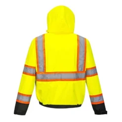 Portwest Hi-Vis 2 In 1 Contrast Tape Bomber Jacket -Portwest Shop PWUS367@3