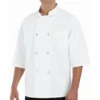 Chef Designs Eight Pearl Button 1/2 Sleeve Chef Coat