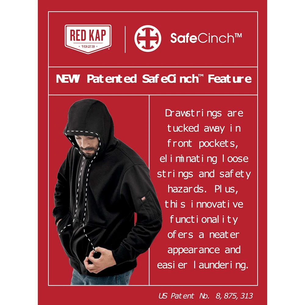 Red Kap Performance Work Hoodie 5 Red Kap Performance Work Hoodie - Image 5