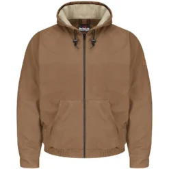 Bulwark FR Excel FR ComforTouch Brown Duck Hooded Jacket HRC3