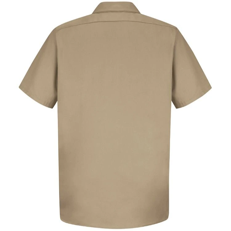 Red Kap Men's Wrinkle Resistant Cotton Short Sleeve Work Shirt 2 Red Kap Men's Wrinkle Resistant Cotton Short Sleeve Work Shirt - Image 2