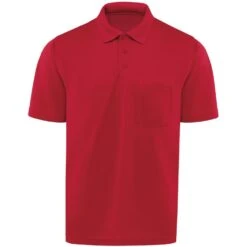 Red Kap Men's Short Sleeve Performance Knit Pocket Polo