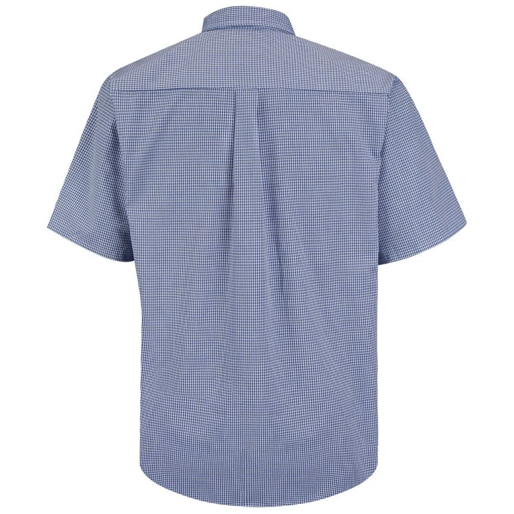 Red Kap Men's Mini-Plaid Short Sleeve Uniform Shirt 2 Red Kap Men's Mini-Plaid Short Sleeve Uniform Shirt - Image 2