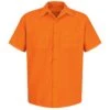 Red Kap Enhanced Visibility SS Work Shirt W/o Reflective Striping