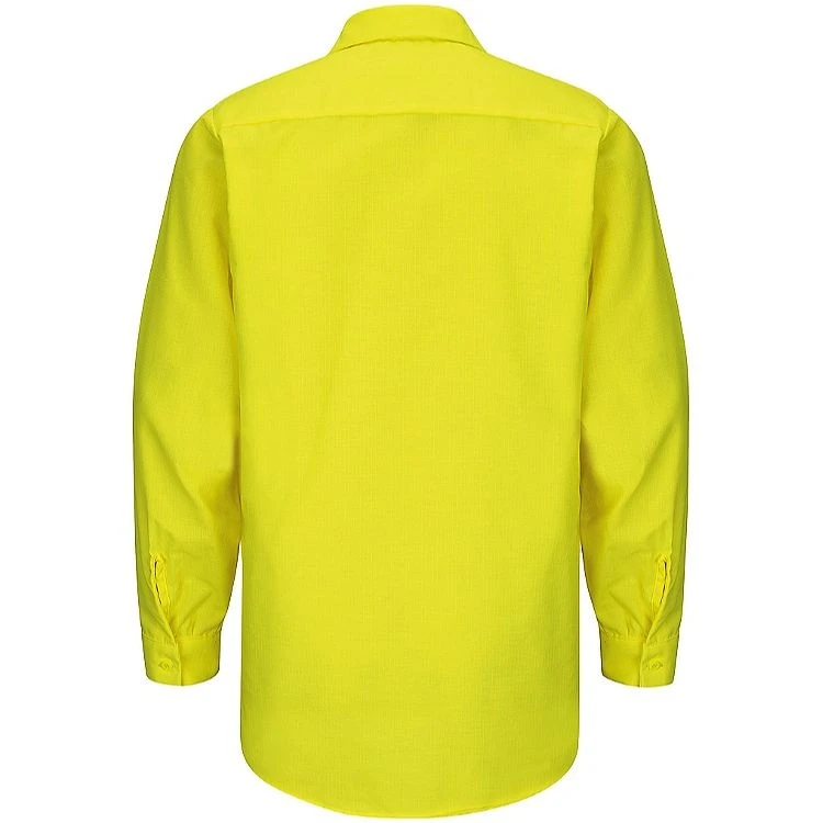 Red Kap Enhanced Visibility Long Sleeve Ripstop Work Shirt 2 Red Kap Enhanced Visibility Long Sleeve Ripstop Work Shirt - Image 2