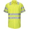 Red Kap Hi-Visibility Class 3 Level 2 Short Sleeve Ripstop Work Shirt