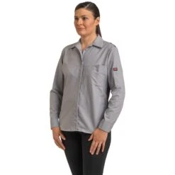 Red Kap Women's Long Sleeve Performance Plus Shop Shirt With OILBLOK Technology