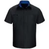 Red Kap Men's Short Sleeve Performance Plus Shop Shirt With OILBLOK Technology