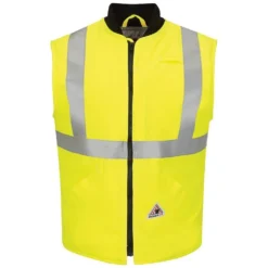 Bulwark Hi-Vis FR Insulated Vest With Reflective Trim - Cooltouch 2 HRC4