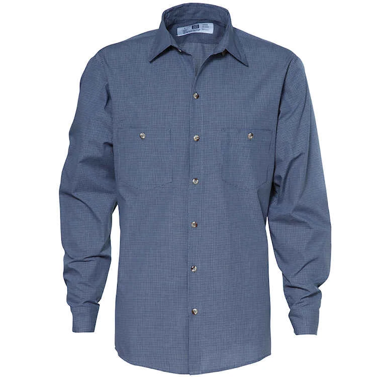 Reed SoftTouch Micro Check Work Long Sleeve Shirt 1 Reed SoftTouch Micro Check Work Long Sleeve Shirt