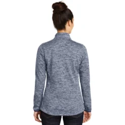 Sport-Tek® Ladies' PosiCharge® Electric Heather Soft Shell Jacket -Portwest Shop STLST30@3