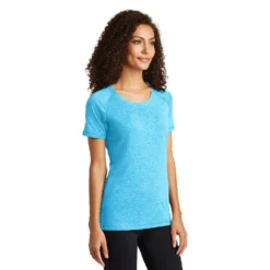 Sport-Tek® Ladies' PosiCharge® Tri-Blend Wicking Scoop Neck Raglan Tee -Portwest Shop STLST400@3
