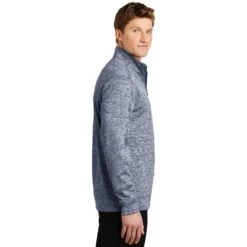Sport-Tek® PosiCharge® Electric Heather Fleece 1/4-Zip Pullover -Portwest Shop STST226@2