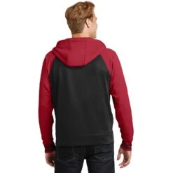 Sport-Tek® Sport-Wick® Varsity Fleece Full-Zip Hooded Jacket -Portwest Shop STST236@3