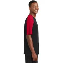 Sport-Tek® PosiCharge® Competitor™ Sleeve-Blocked V-Neck Tee -Portwest Shop STST354@2